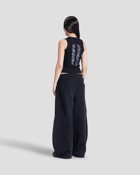 DEMENTE BLACK NUMERALS TANK TOP