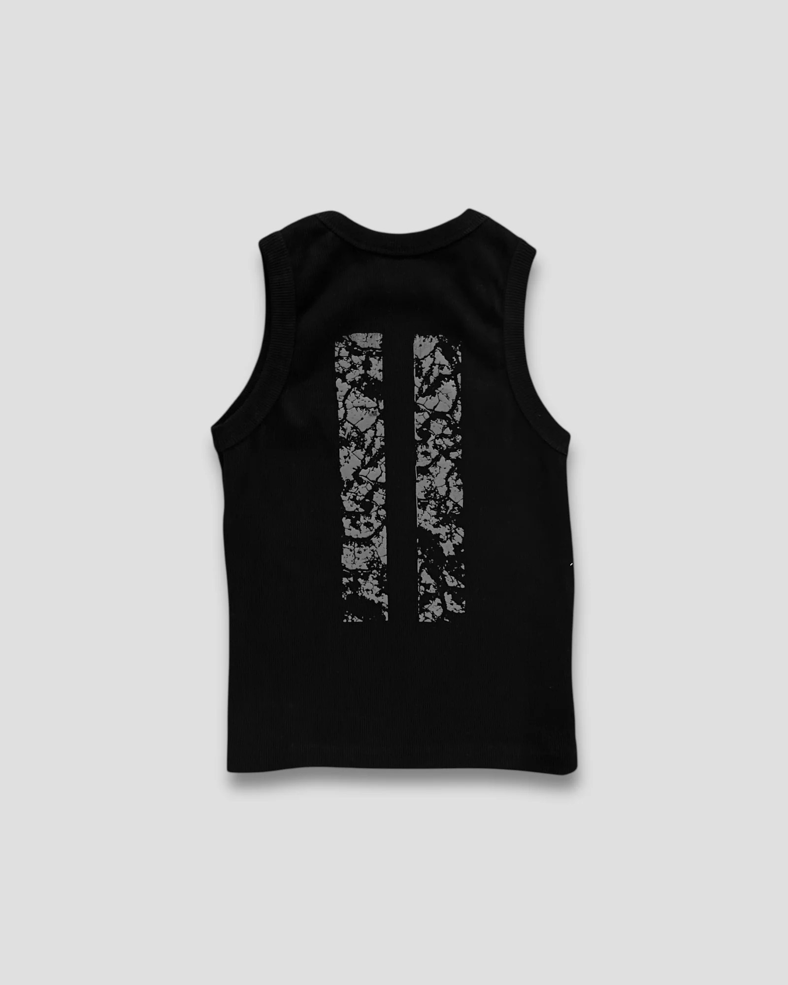DEMENTE BLACK NUMERALS TANK TOP