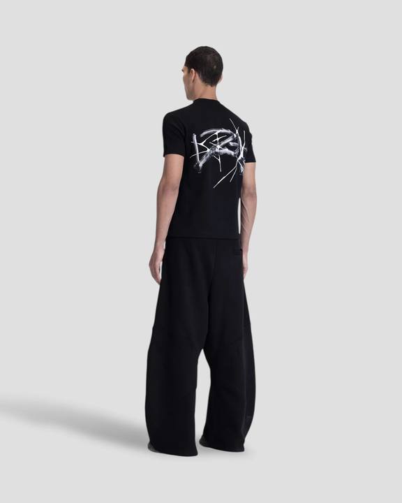 DEMENTE BLACK SPIKED REGULAR TEE