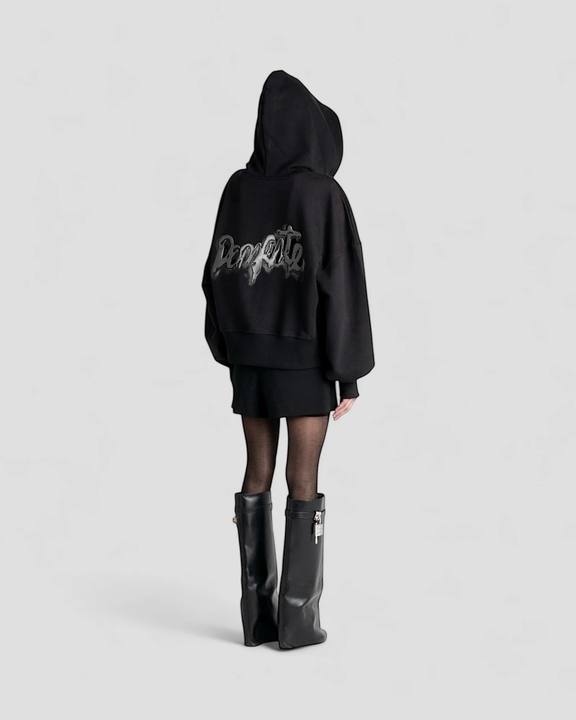 BLACK DEMENTE HOODIE