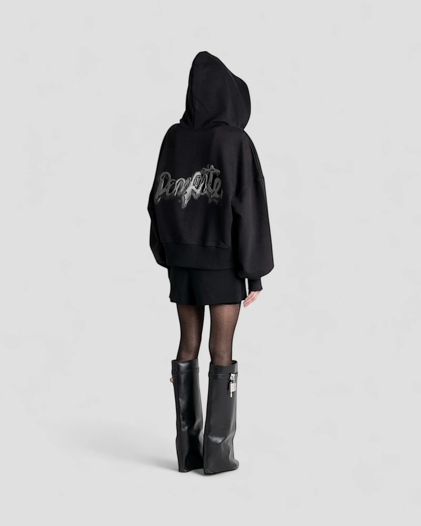 BLACK DEMENTE HOODIE