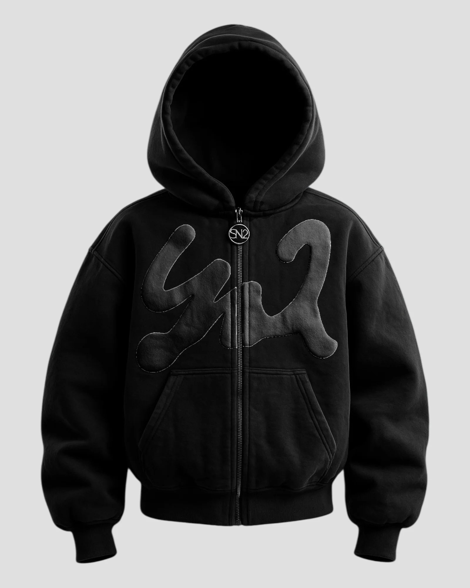 DEMENTE BLACK ON BLACK ZIPUP JACKET