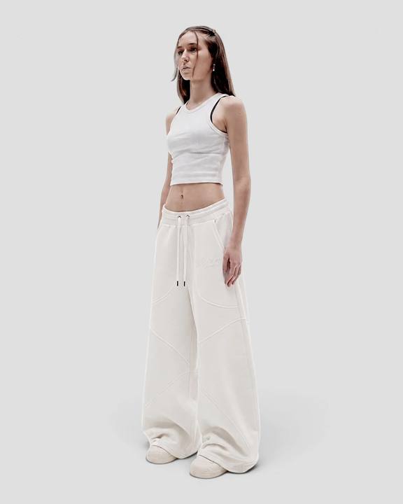 DEMENTE WHITE SWEATPANTS