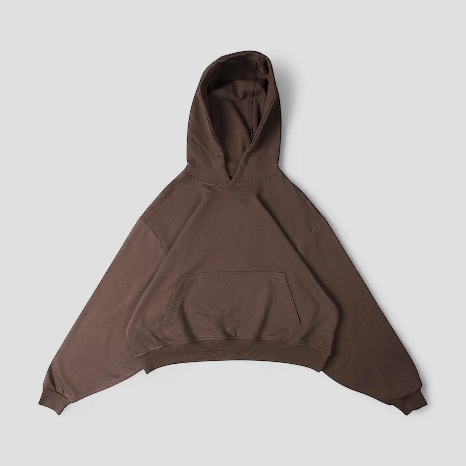 The Perfect Blank Dark Brown Hoodie