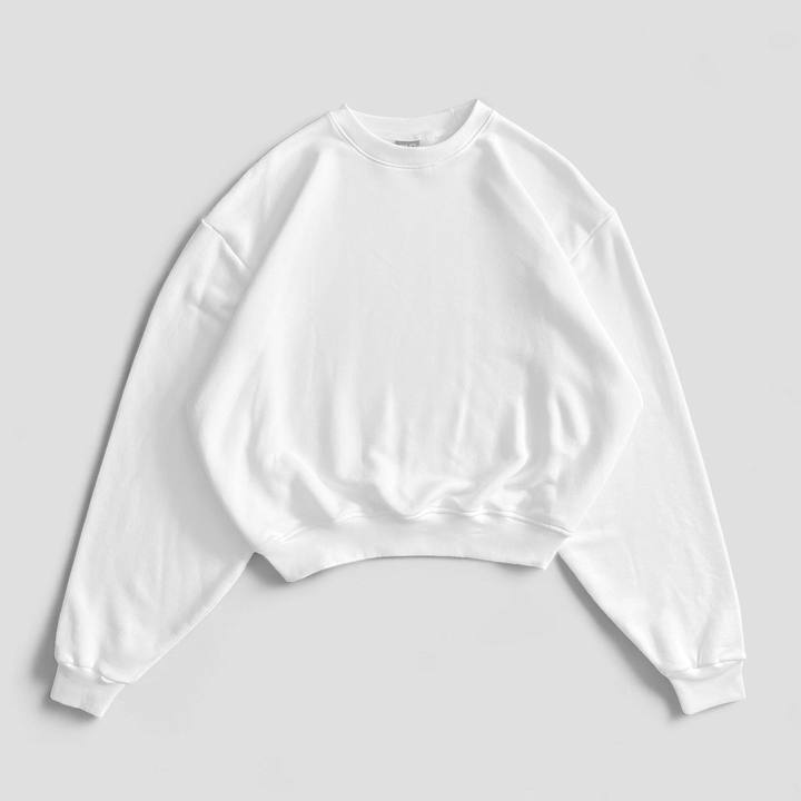 The Perfect Blank Off-White Crewneck
