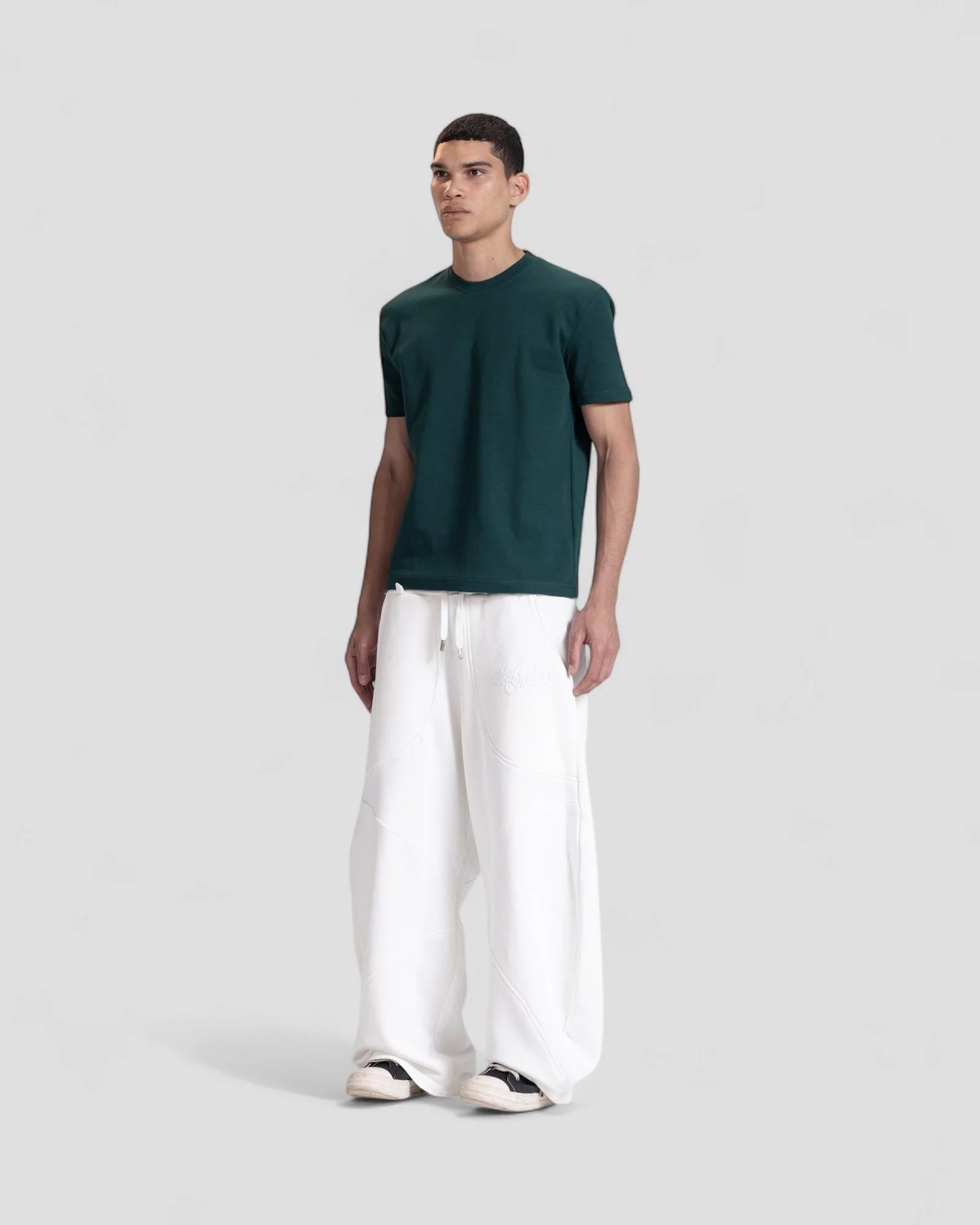 The Perfect Blank Teal Regular Fit Tshirt V1
