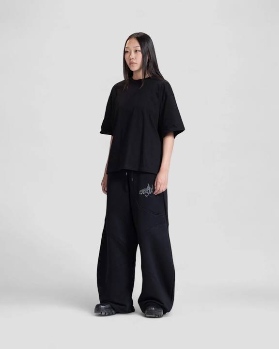 The Perfect Blank Black Boxy Tshirt V1