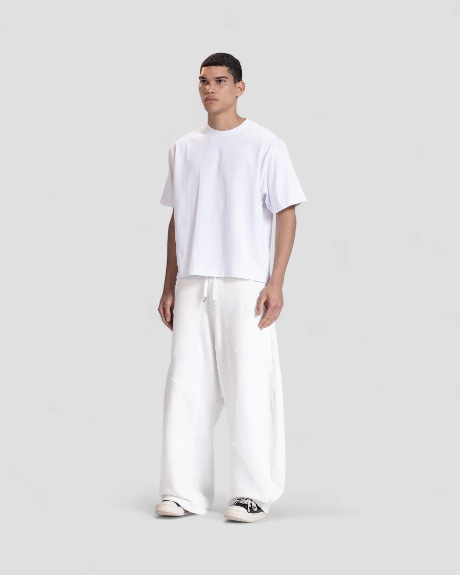 The Perfect Blank White Boxy Tshirt V1