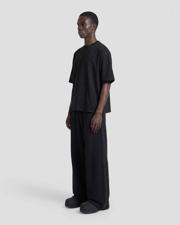 Norte Oversized Blank Black Tee V2