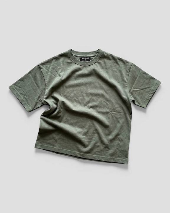 Norte Oversized Blank Olive Tee V2