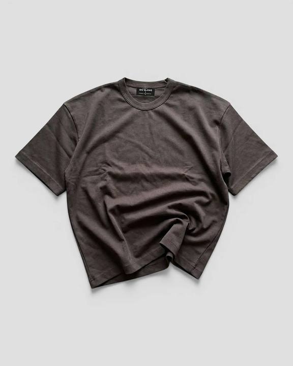 Norte Oversized Blank Dark Brown Tee V2