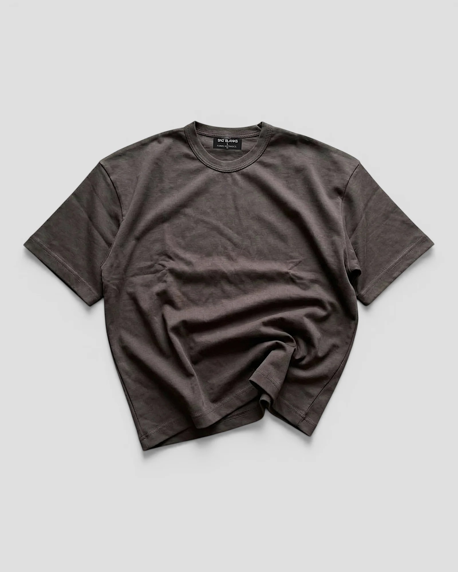 Norte Oversized Blank Dark Brown Tee V2