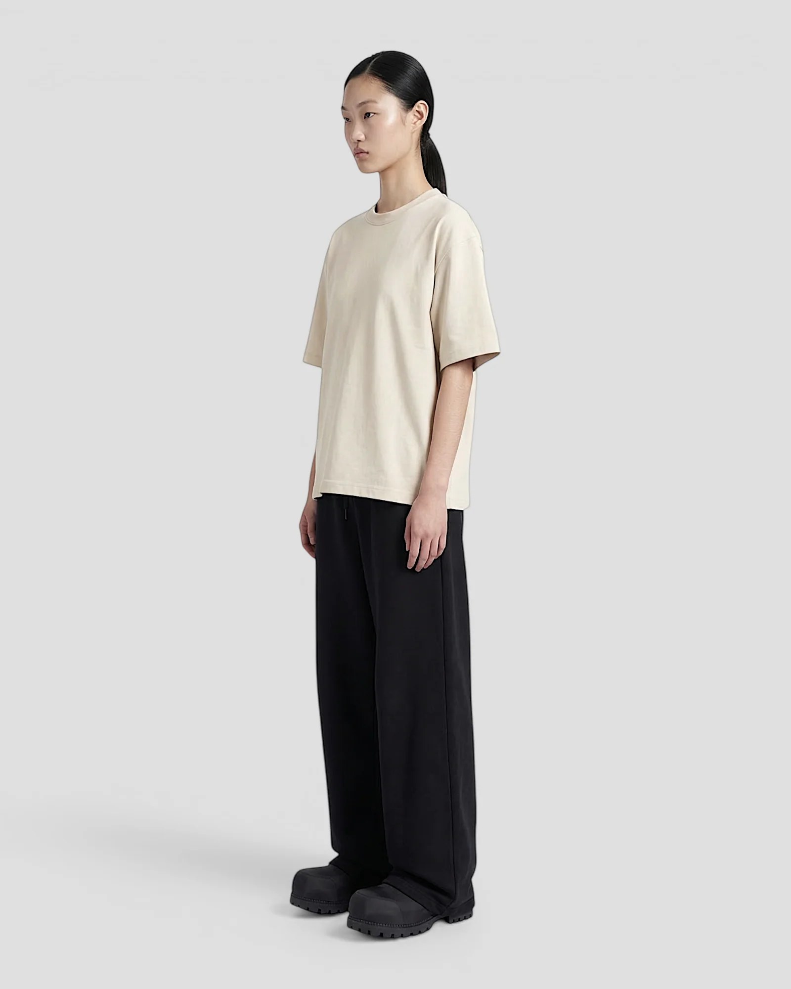 Norte Oversized Blank Beige Tee V2