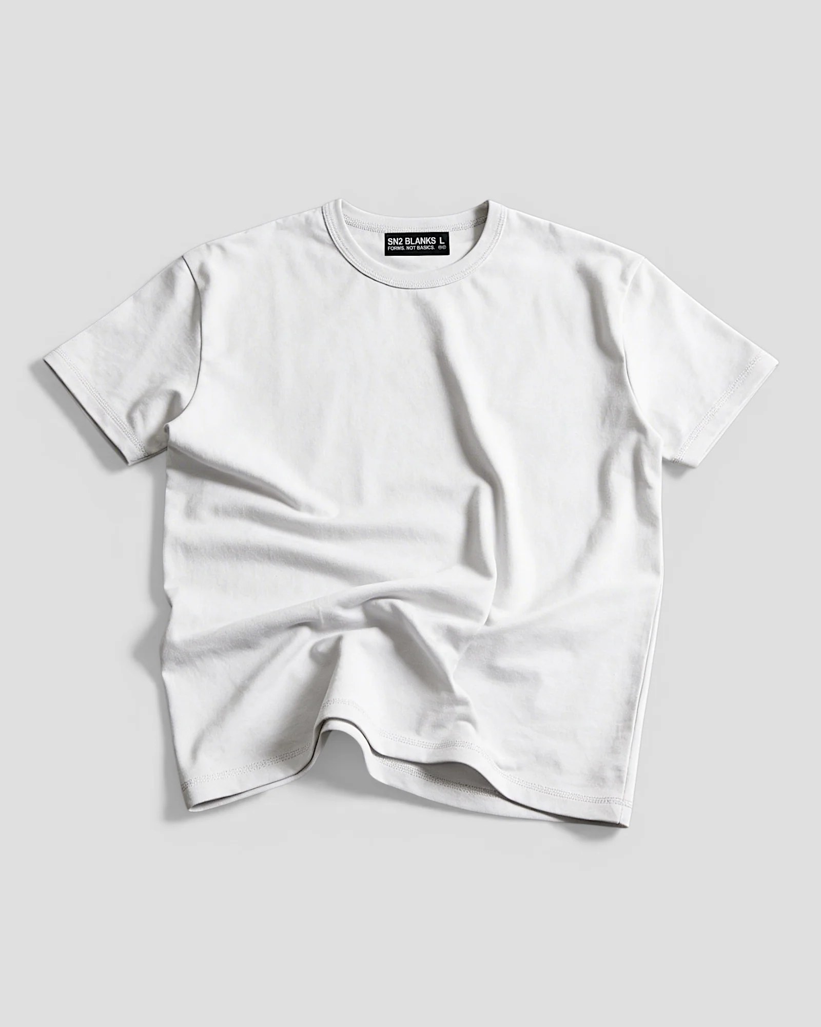 Luis Regular Blank White Tee V2