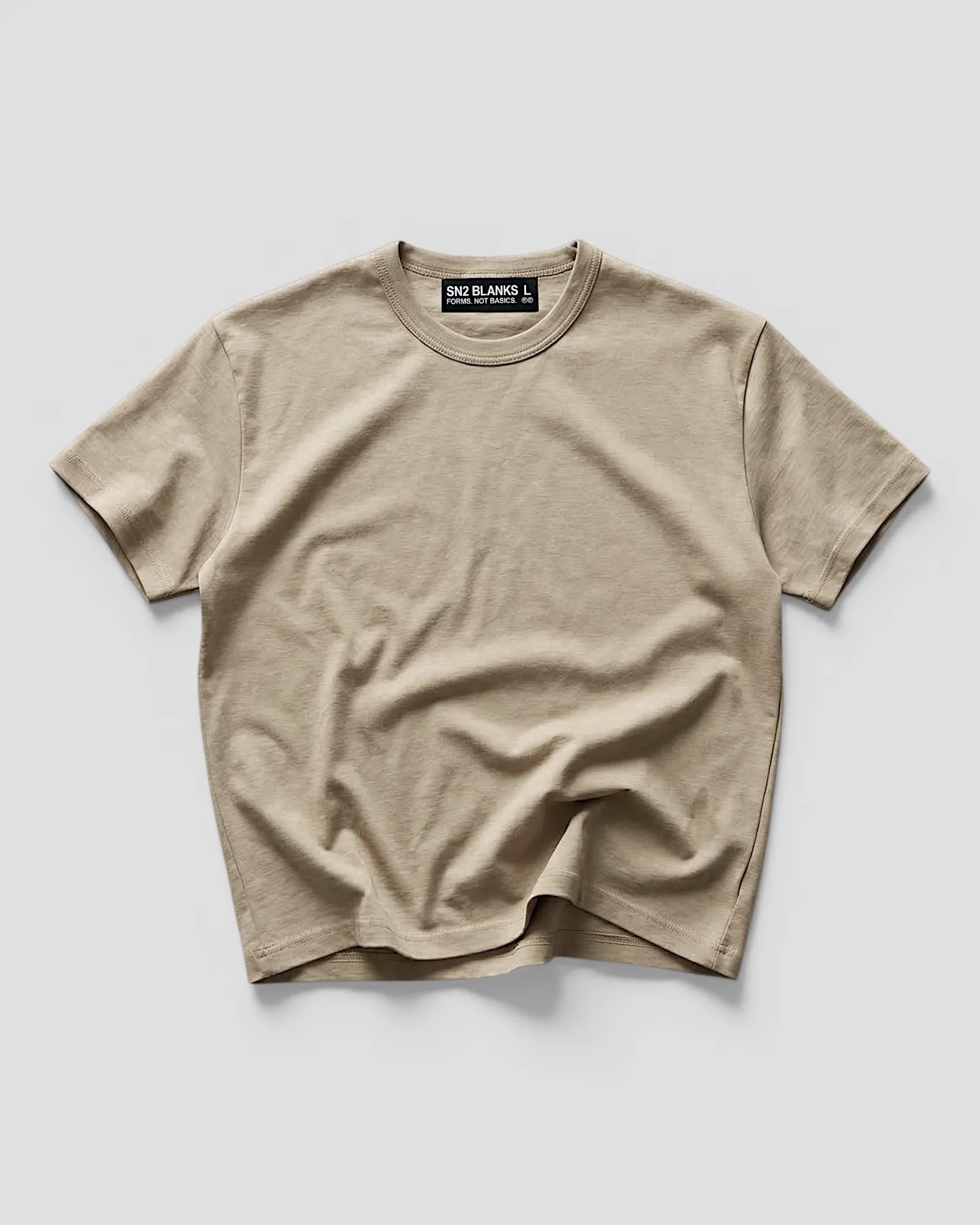 Luis Regular Blank Beige Tee V2