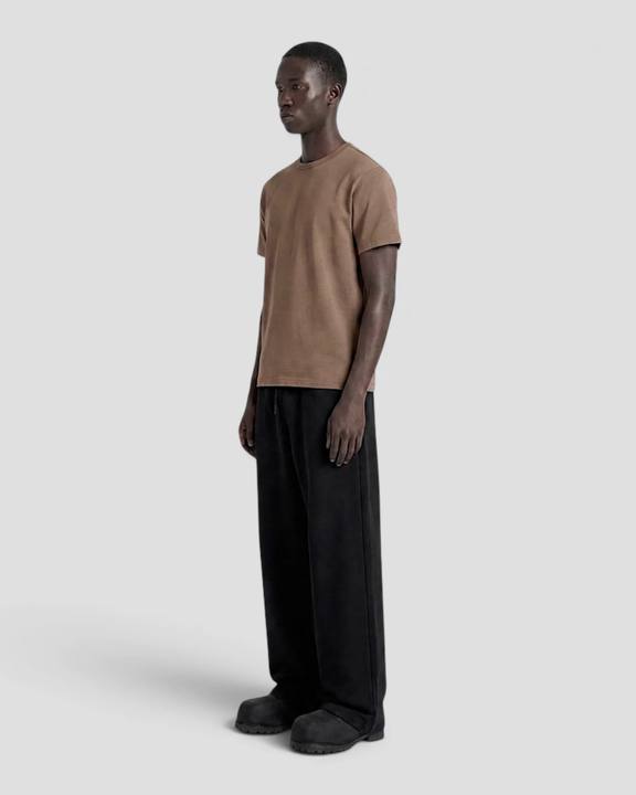 Luis Regular Blank Chestnut Brown Tee V2