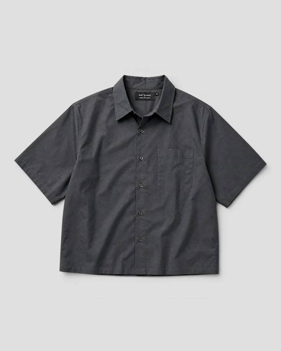 Nate Blank Grey Boxy Shirt