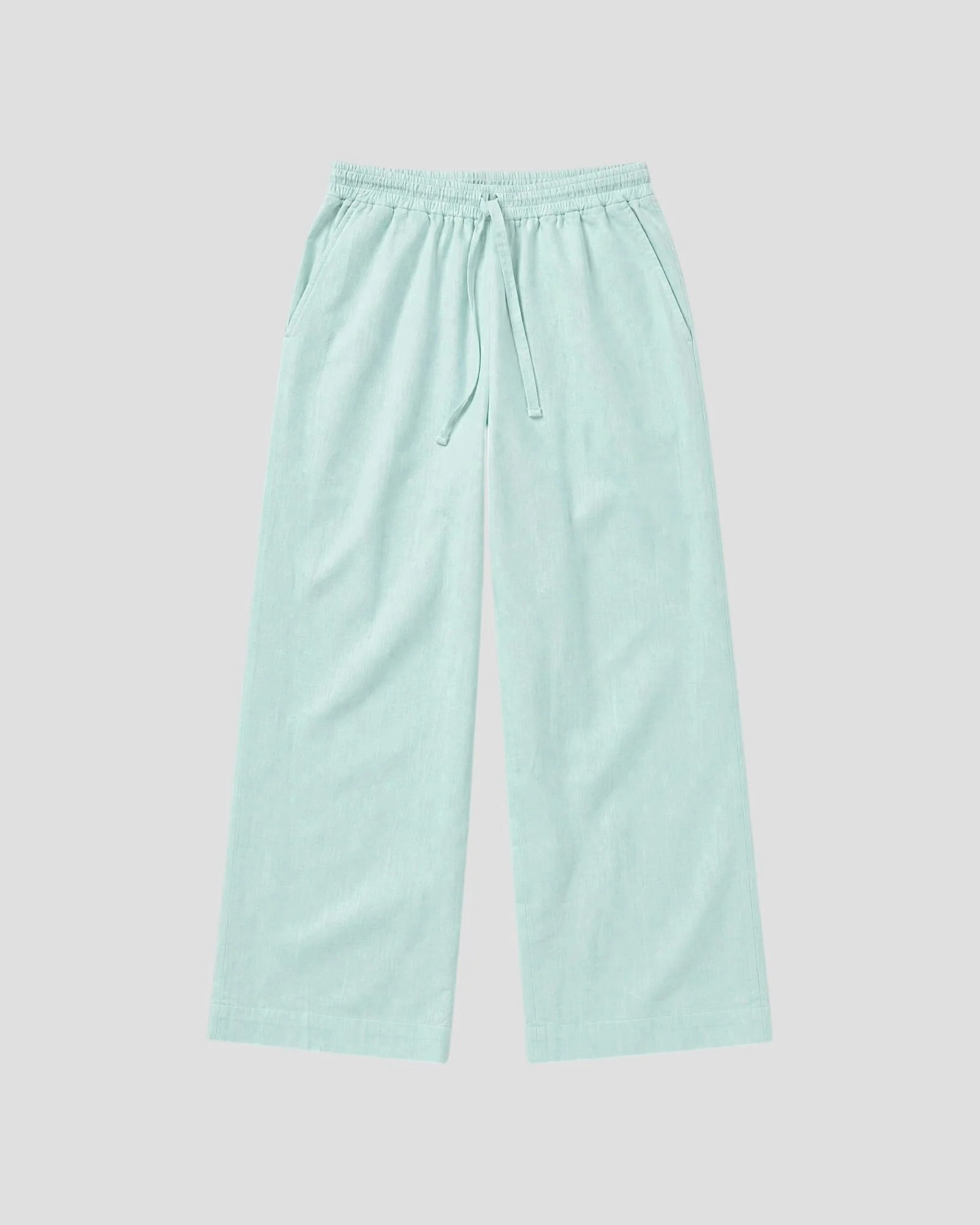 Costa Mint Blank Linen Pants