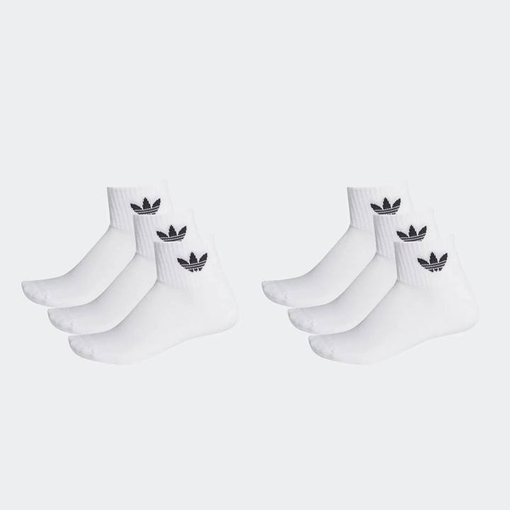 Adidas Ankle White Set of 6 Socks