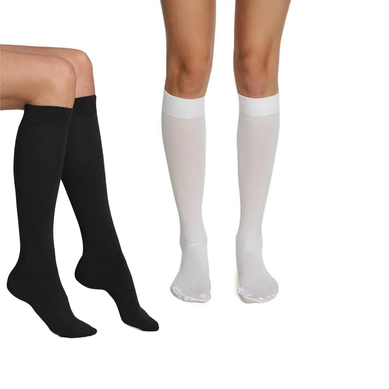 High knee set of 2 Socks