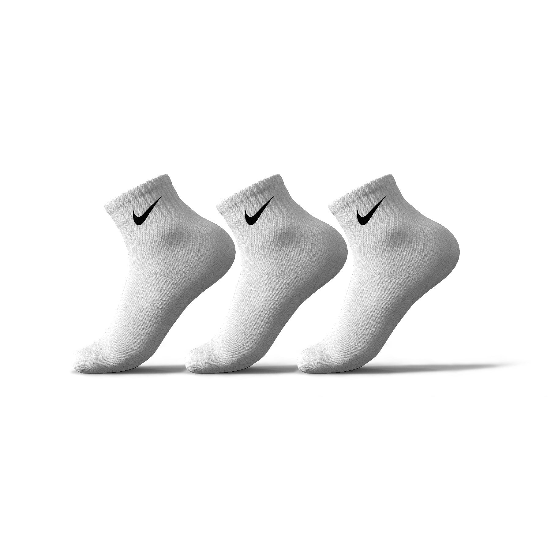 Nike Ankle White Set Of 3 Socks