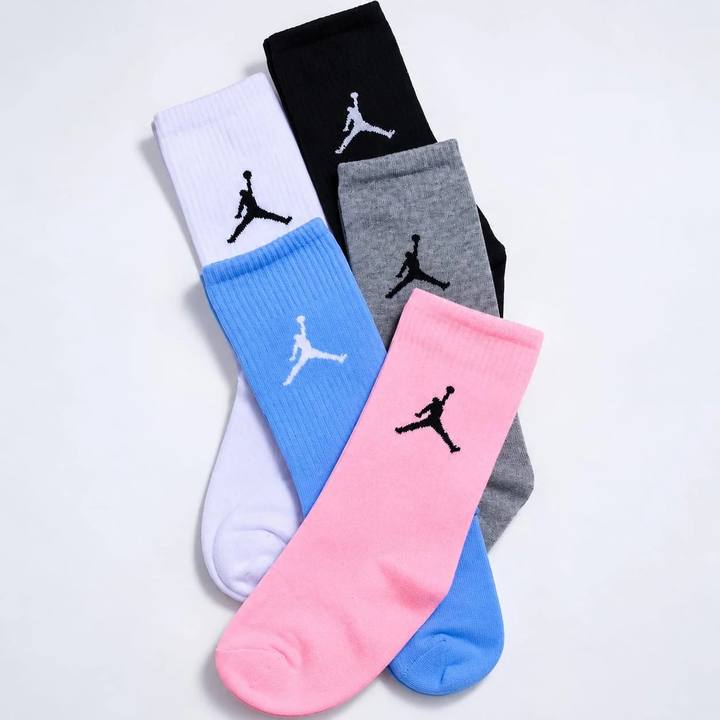 Jordon color Set Of 5 Socks