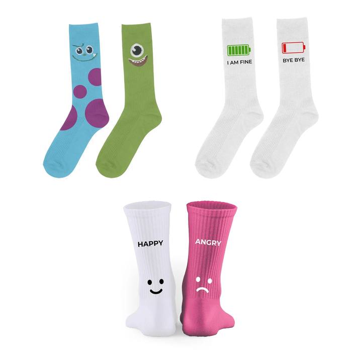 Mood Set Of 3 Socks