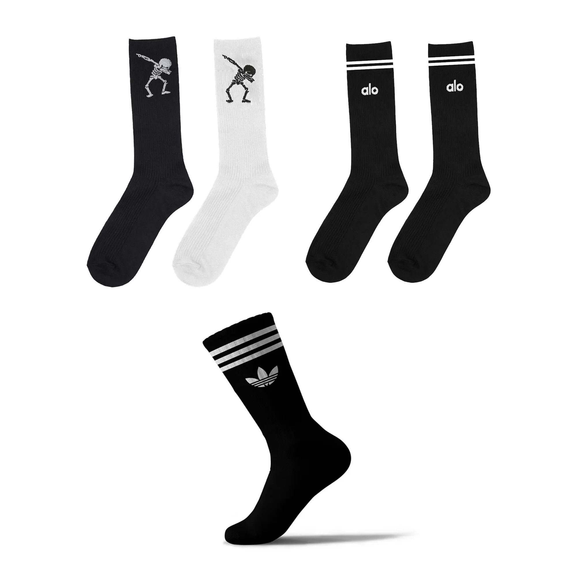 Dark Set Of 3 Socks