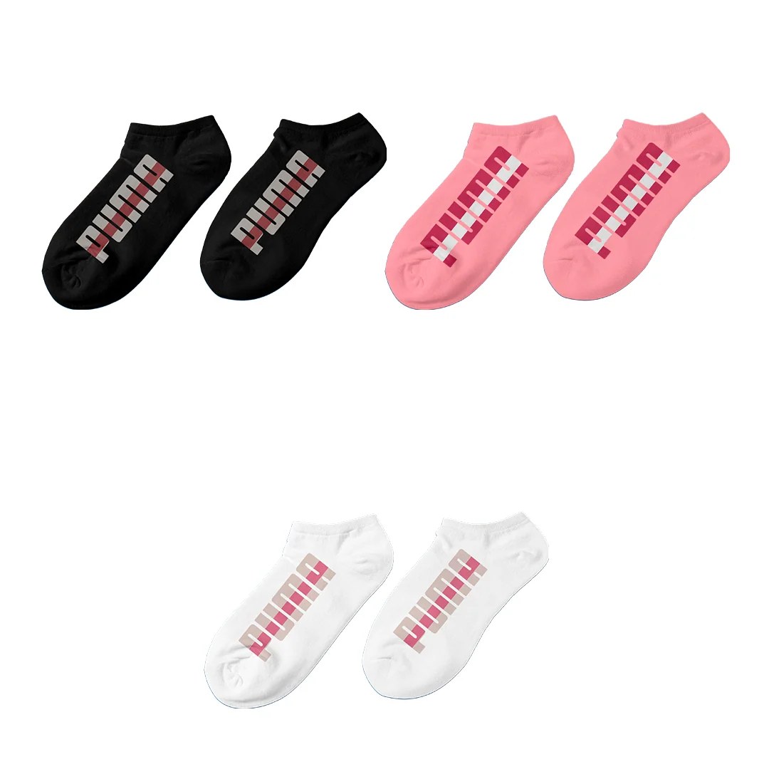 Colored Ankle Collection Set Of 3 Socks