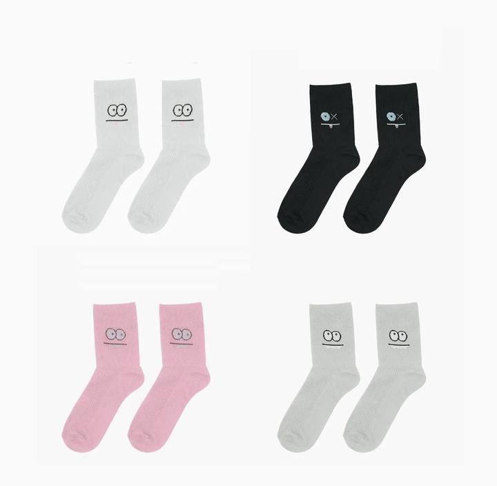 Minimal Moodies Set Of 4 Socks