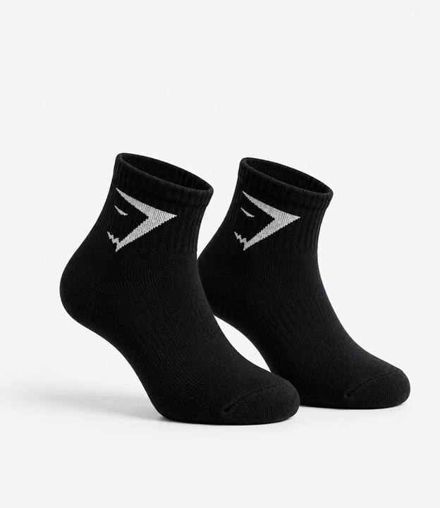 Gym Shark Black ankle Socks