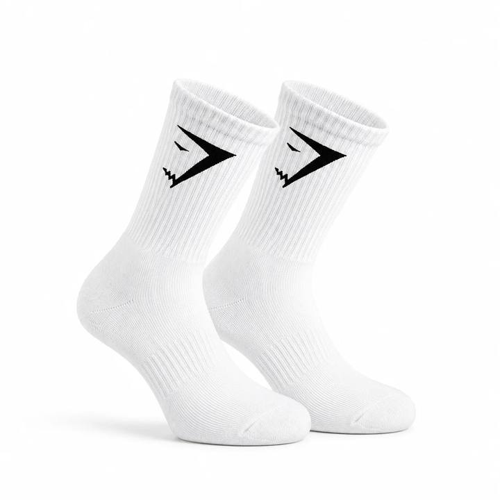 Gym Shark White Socks