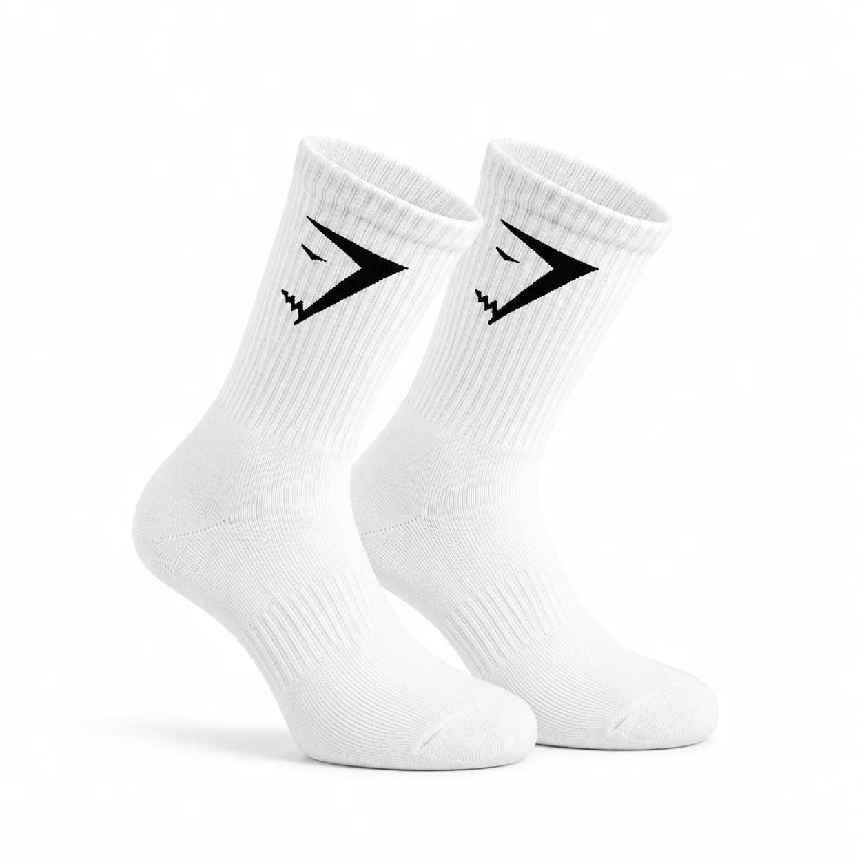 Gym Shark White Socks