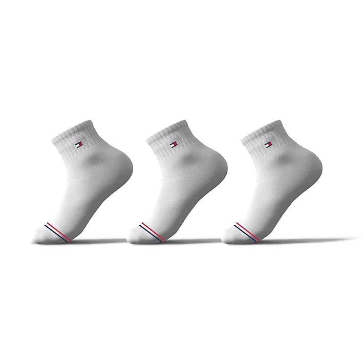Tommy Ankle White Set Of 3