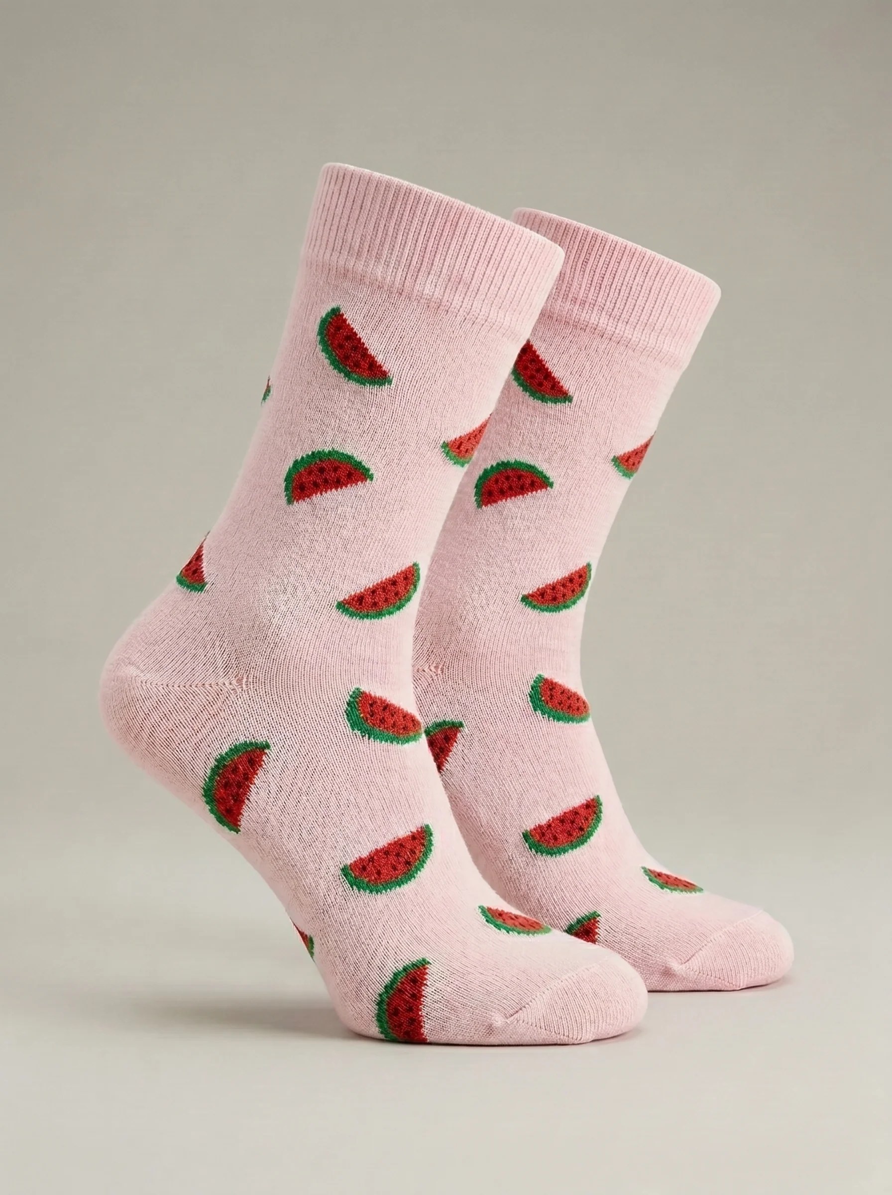 Pinky Watermelon Socks