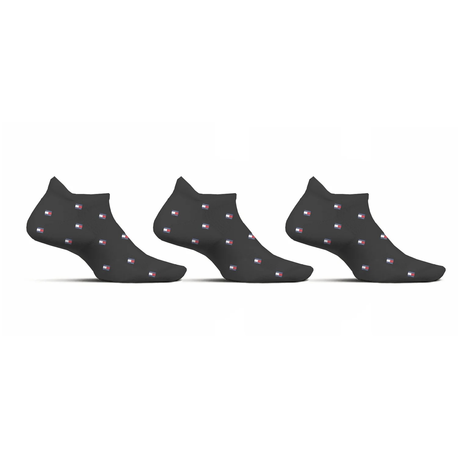 Tommy Master ankle black set of 3