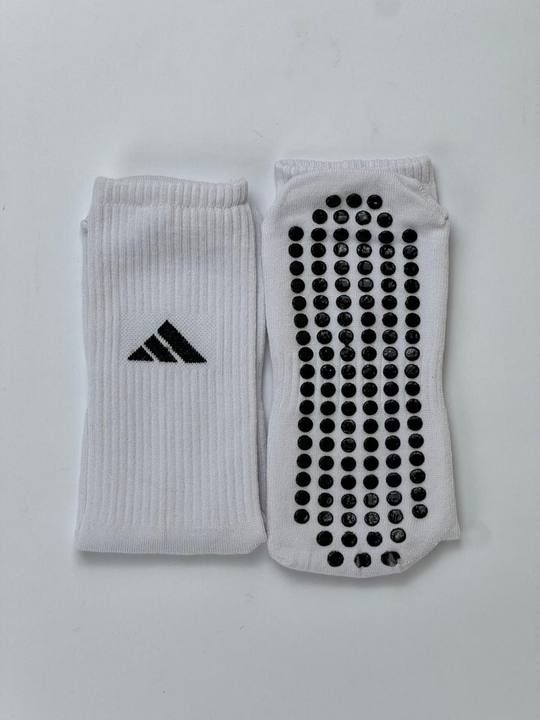 Adidas White Silicone Socks Socks
