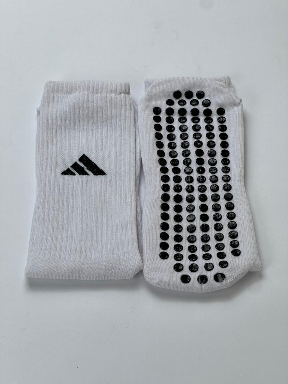 Adidas White Silicone Socks Socks