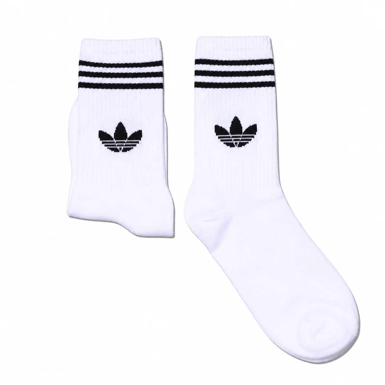 Adidas white black