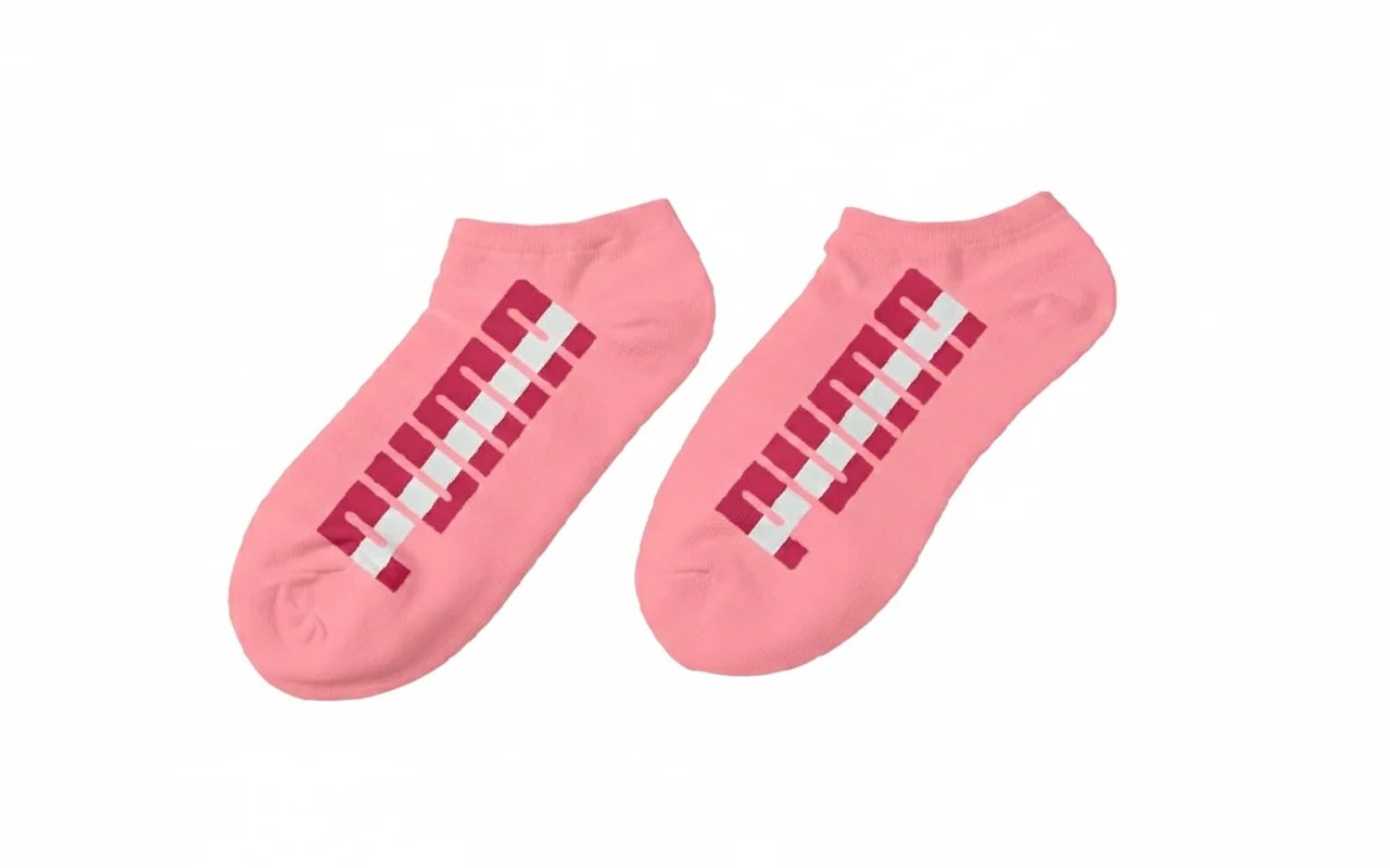 Puma Pink Ankle Socks