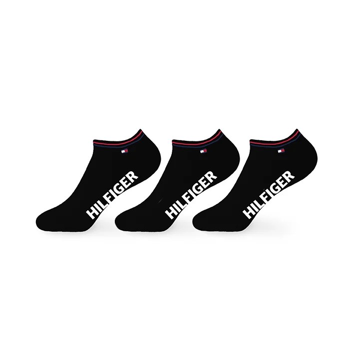 Hilfiger Low Cut Black Set Of 3