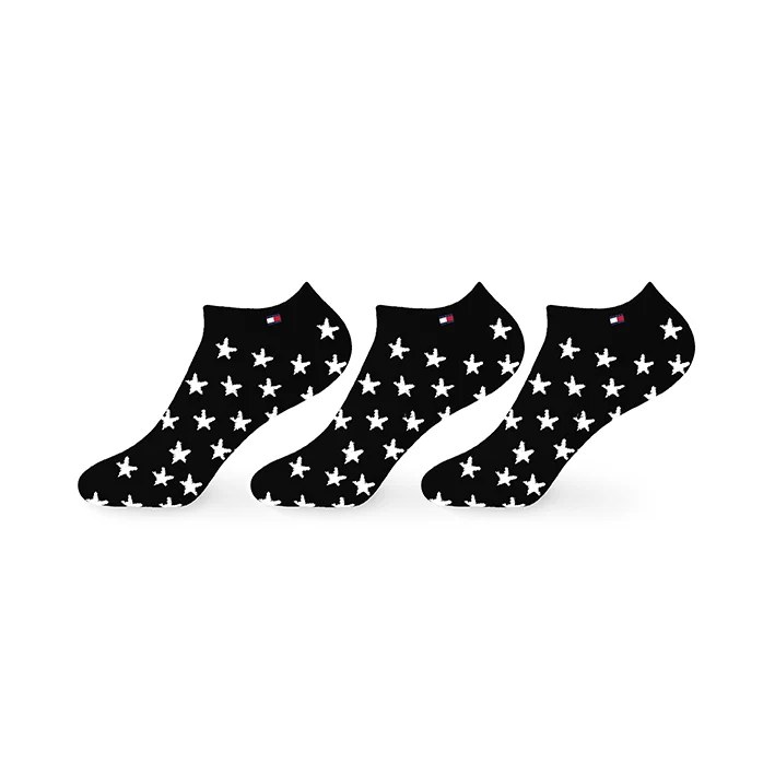 Star Low cut Black Set Of 3