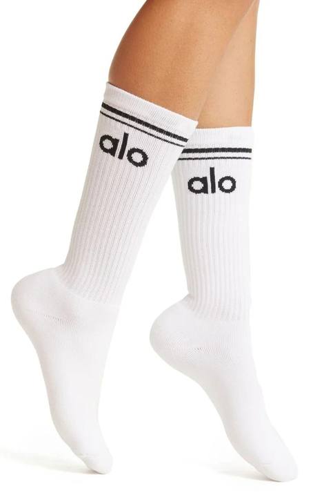 alo white socks