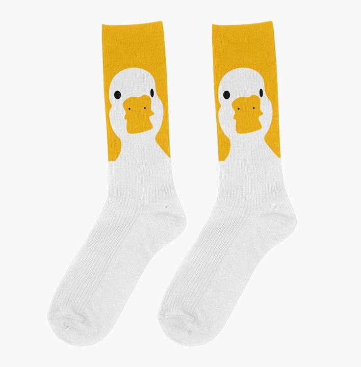 Big Duck White Socks