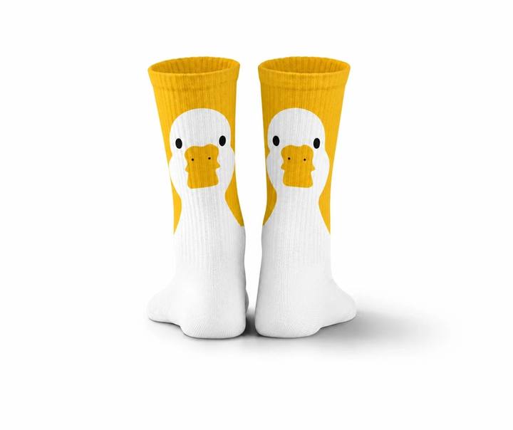 Big Duck White Socks