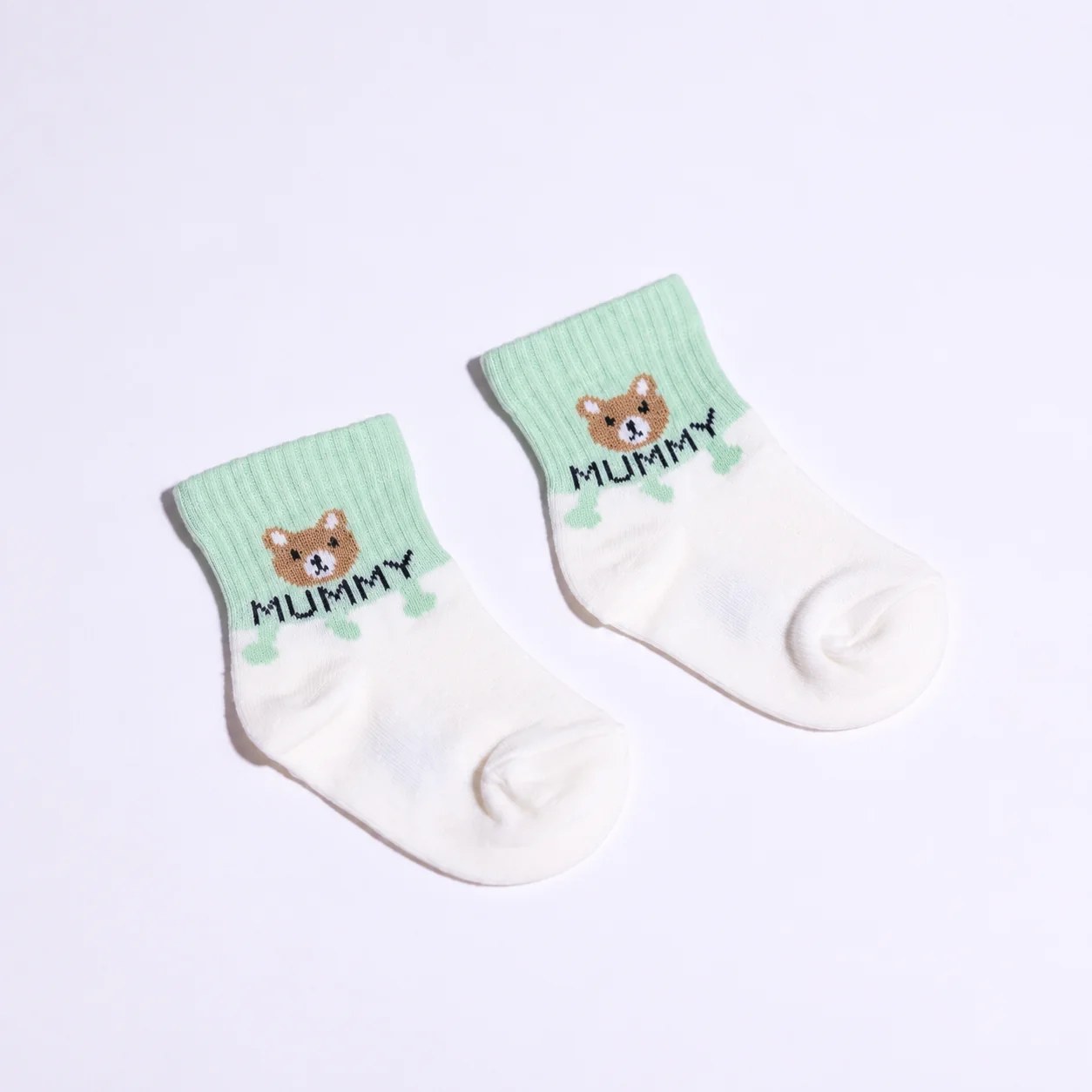 Mummy Bear socks| 6M–2Y