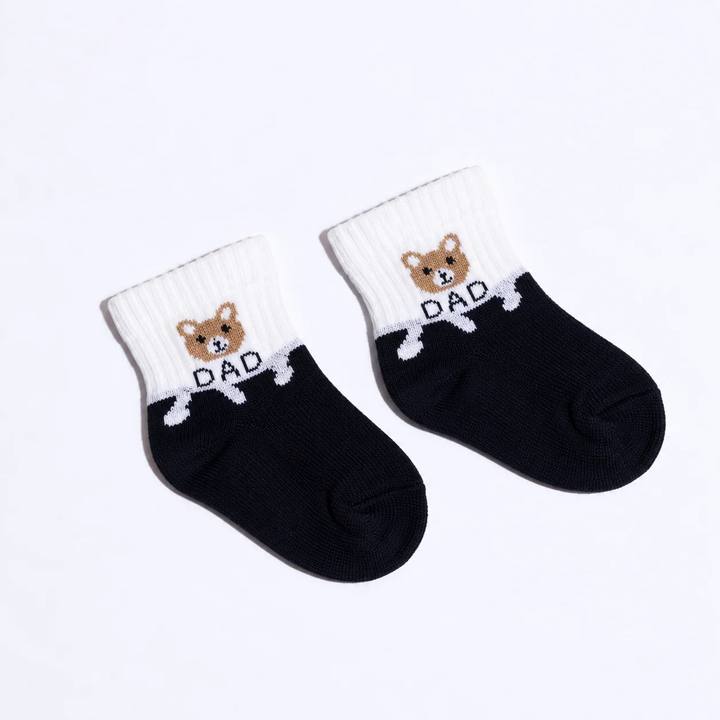 Daddy Bear socks| 6M–2Y