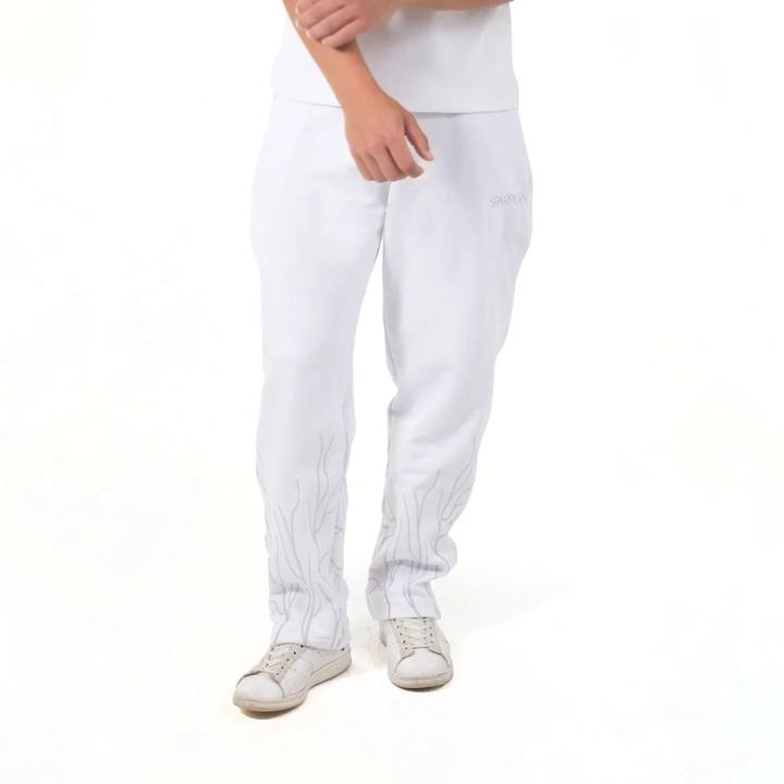 Origin White Sweatpants- 01