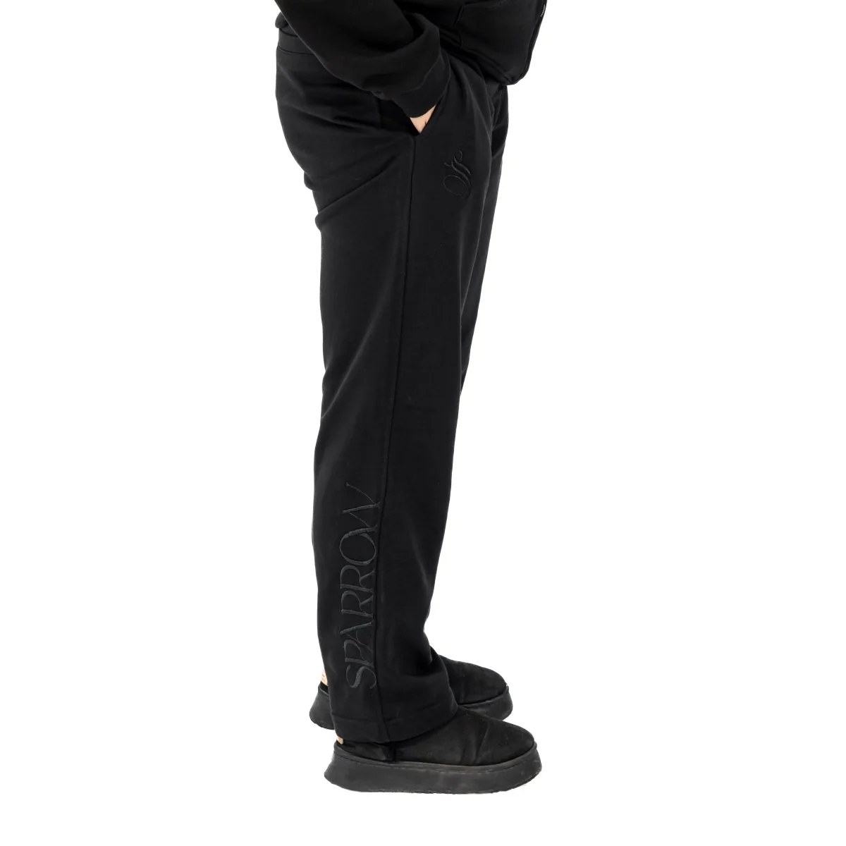 Ess. Black Sweatpants