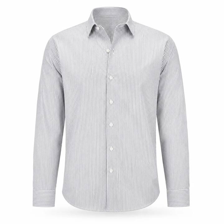 Midnight Black - Pinstriped Shirt